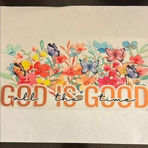 God is Good Cup Decal 203